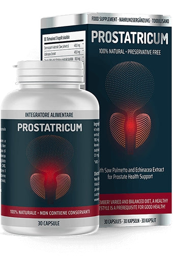 Koupit Prostatricum od výrobce. Nízká cena. Rychlé doručení. 100% přírodní. Bioaktivní preparát na bázi vysoce účinných přírodních surovin.